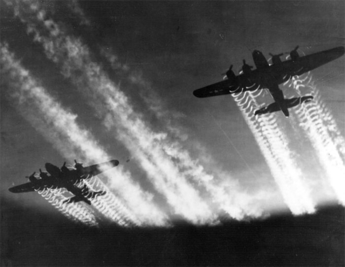 "figments" from WWII Flying Fortresses